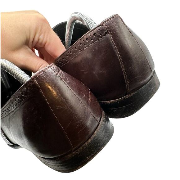Studio Empoli Mens Loafers Size 9 Brown Leather Dress Shoes Handmade in Italy main image 4